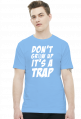 Don't grow up - it's a trap! (t-shirt męski) jasna grafika