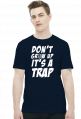 Don't grow up - it's a trap! (t-shirt męski) jasna grafika