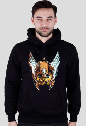 Bluza z kapturem czarna/ROSKA