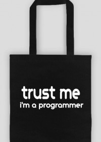 trust me i'm a programmer bag