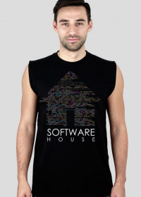 Software House [czarny] [bezrękawnik] [męski]