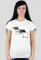 I love RATS 2 koszulka damska różne kolory