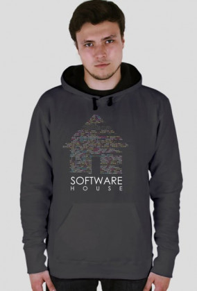 Software House [szara] [bluza] [z kapturem]