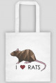 I love RATS 1 torba różne kolory