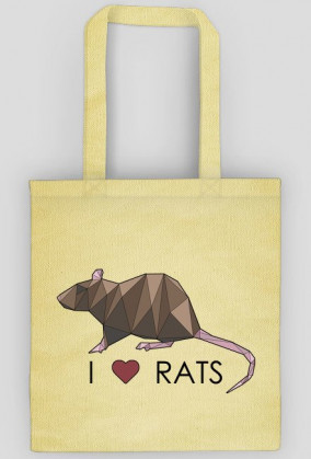 I love RATS 1 torba różne kolory