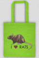 I love RATS 1 torba różne kolory