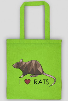 I love RATS 1 torba różne kolory