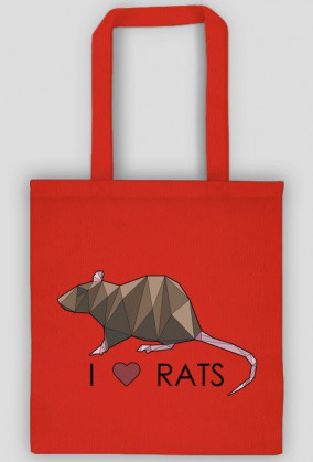 I love RATS 1 torba różne kolory