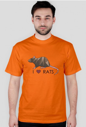 I love RATS 1 koszulka męska różne kolory