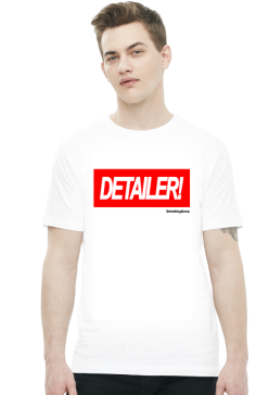 Koszulka biała - DETAILER! - Koszulka Detailera - Detailing