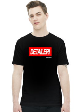 Koszulka czarna - DETAILER! - Koszulka Detailera - Detailing