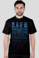 Koszulka - LIFE BEGINS AT THE END OF YOUR COMFORT ZONE