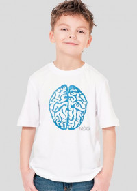 t-shirt dziecięcy mózg