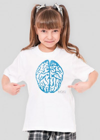 t-shirt dziecięcy - mózg