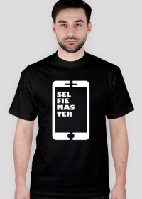Koszulka / T-shirt Selfie master black