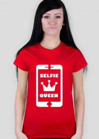 Koszulka / T-shirt Selfie queen red