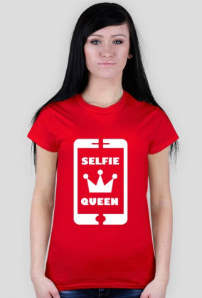 Koszulka / T-shirt Selfie queen red