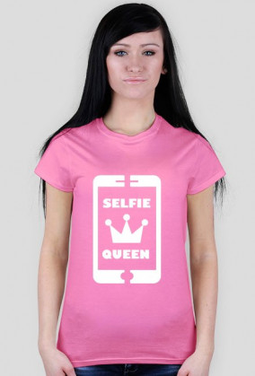 Koszulka / T-shirt Selfie queen pink
