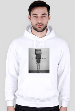 lies white hoodie