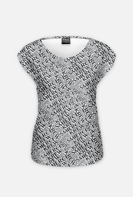 KOSZULKA Z MOZAIKĄ KREW ŚMIERCI [DAMSKA/FULLPRINT]