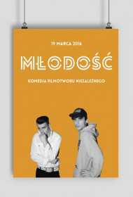 Plakat Młodość Pomarańczowy