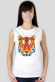 Tygrys low poly 2 koszulka damska
