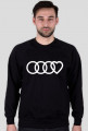 Bluza love Audi czarna