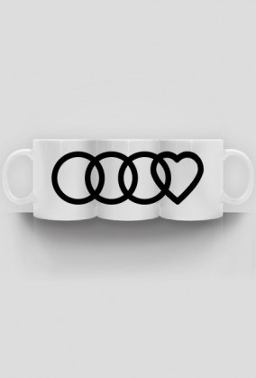 kubek love Audi całość