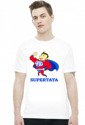 Koszulka Supertata prezent na Dzień Ojca