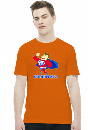 Koszulka Supertata prezent na Dzień Ojca