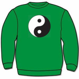 Yin i Yang Bluza Zielona