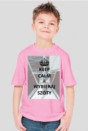 Koszulka chłopięca KEEP CALM & WYBIERAJ SZOTY