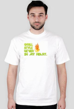 Koszulka 'Grill Style...' Biała.