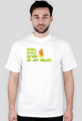 Koszulka 'Grill Style...' Biała.