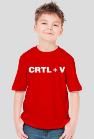 Koszulka dla dziecka CTRL + V