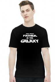 Koszulka The best father in the galaxy prezent dla taty