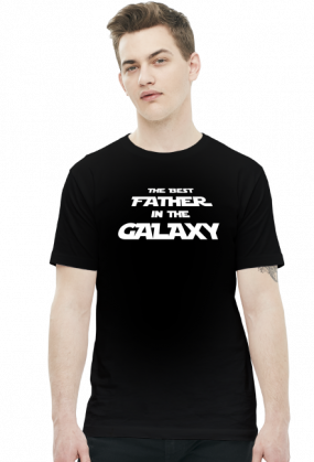 Koszulka The best father in the galaxy prezent dla taty