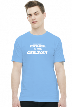 Koszulka The best father in the galaxy prezent dla taty