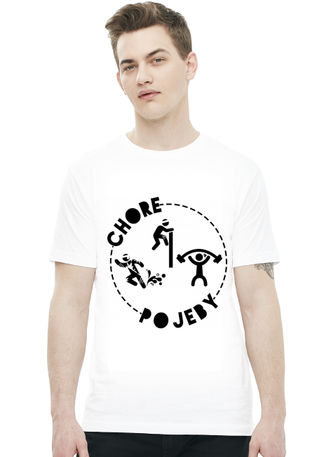 Chore Pojeby Black T-Shirt Męski