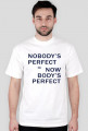 koszulka męska różne kolory: NOBODY'S PERFECT