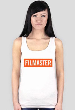 Filmaster - t-shirt bez rękawków z logo