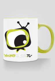 Kubek YoungFace.TV zielony