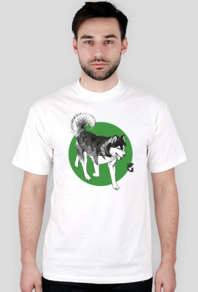 HAPPY HUSKY t-shirt męski