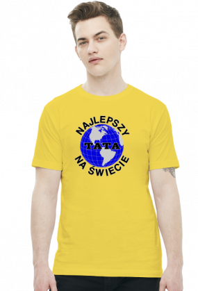 Najlepszy tata na świecie koszulka prezent dla taty