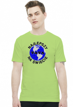 Najlepszy tata na świecie koszulka prezent dla taty