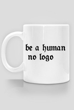 be a human - no logo