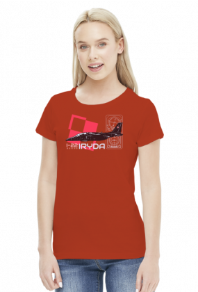 AeroStyle - damska czerwona koszulka Iryda