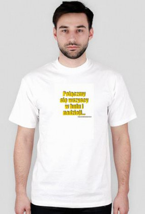 Koszulka 'Połączmy się...' Biała.