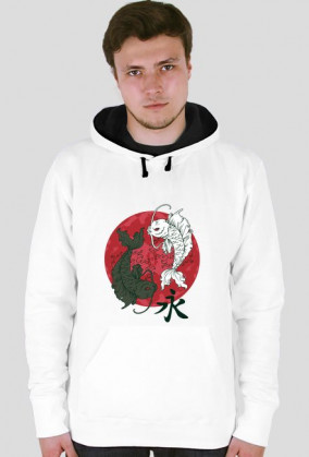 Bluza z kapturem "Ryby" z logo Wolf Squadu