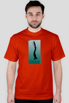 Freediving jest dla każdego! - wzór 1 - T-shirt Męski